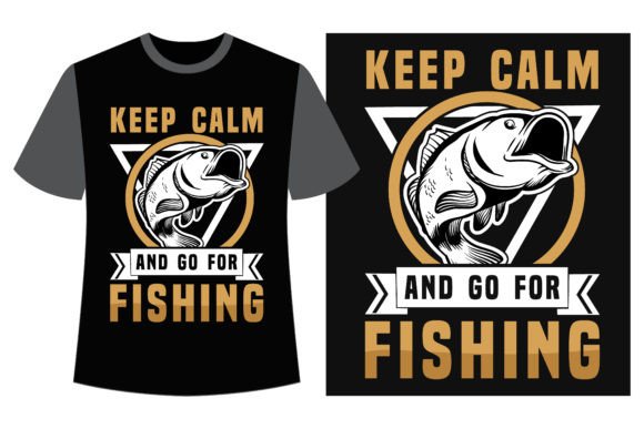 A Bad Day of Fishing Turns into a Good: Graphics for T-Shirt Designs