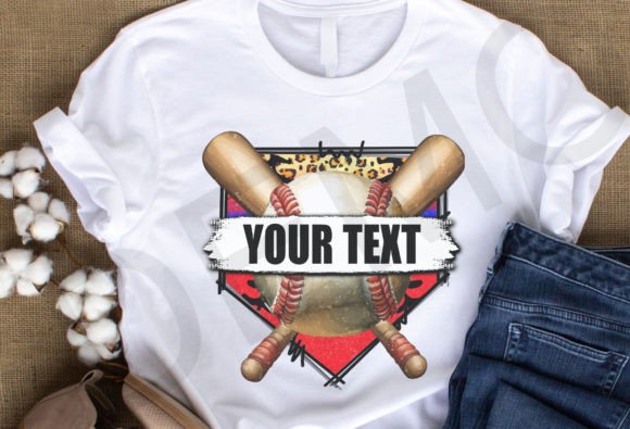 Custom Baseball Sublimation Design, Base Graphics for T-Shirt Designs