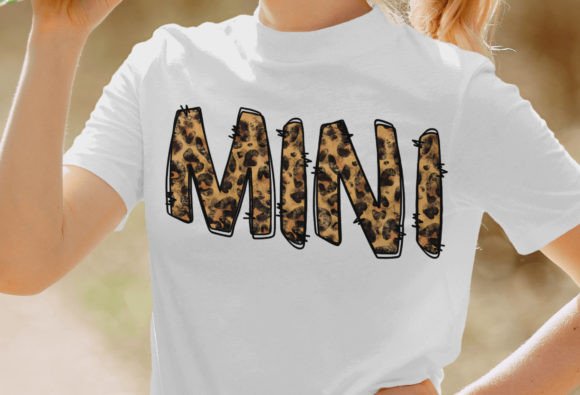 Mama & Mini Leopard: Graphics for T-Shirt Designs