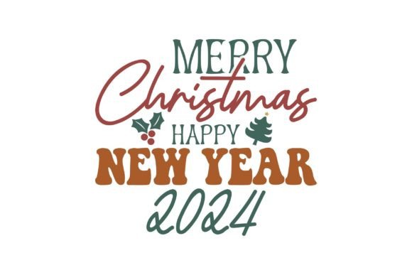 Merry Christmas 2024 Graphics for T-Shirt Designs