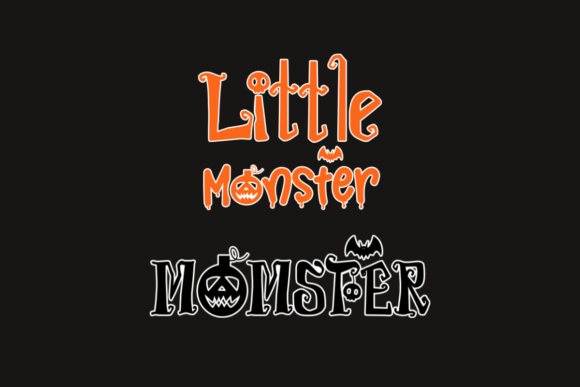 Mom Halloween Little Monster: Graphics for Crafts
