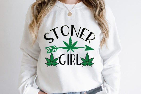 Stoner Girl: Bold Graphics for Modern T-Shirt Designs